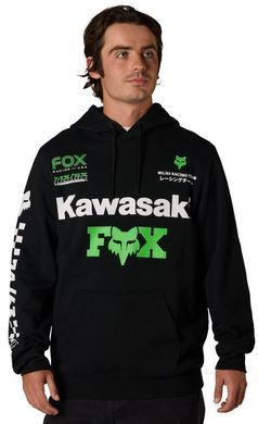 Толстовка FOX Hoodie - KAWI&reg; [Black], L