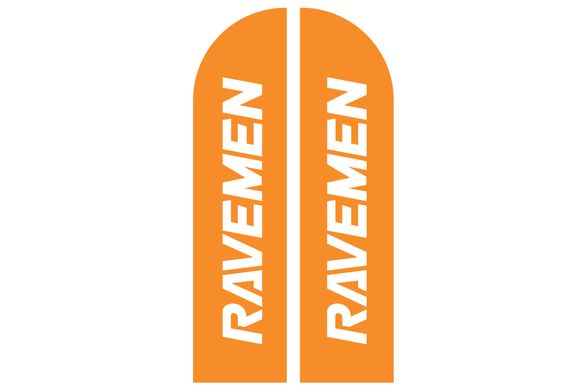 Прапор з логотипом Ravemen