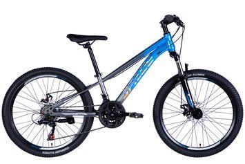 Велосипед ST 24" SPACE MARS DD FR рама-11" синьо-сірий 2026