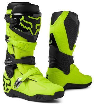 Мотоботы FOX MOTION Boot [Flo Yellow], 11