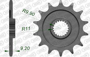 Зірка AFAM 520 Sprocket - Kawasaki, 13z