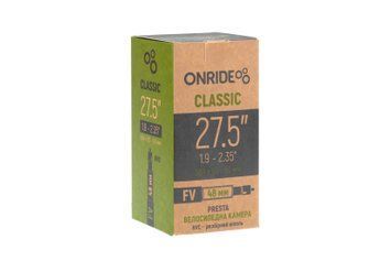 Камера ONRIDE Classic 27,5"x1.9-2.35" (584x50-60) FV 48 RVC - разборный ниппель
