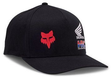 Кепка FOX FlexFit Hat - HONDA&reg; [Black], S/M