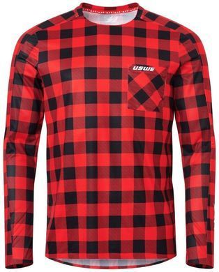 Джерсі USWE Flannel Jersey [Flame Red], M