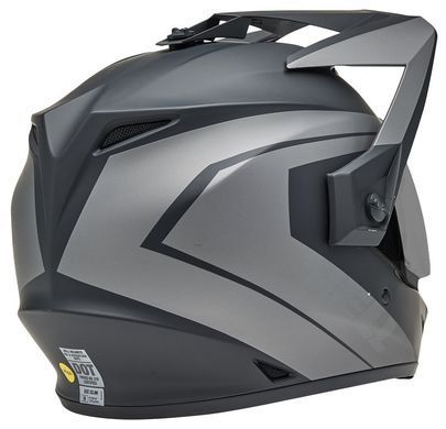 Шлем BELL MX-9 Adventure Helmet - BLACKOUT [Grey], XXL