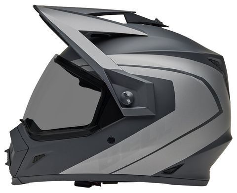 Шлем BELL MX-9 Adventure Helmet - BLACKOUT [Grey], XXL