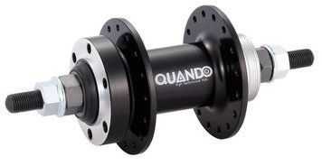 Втулка задн. Quando KT-TD6R 36H под диск QR 175mm 7ск., на гайках алюмин черная