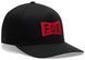 Кепка FOX FlexFit Hat - TYPEFACE [Black], S/M