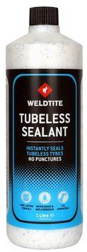Герметик Weldtite 03093 Tubeless Sealant with Rubber Shred, для безкамерних шин, латексний, 1л