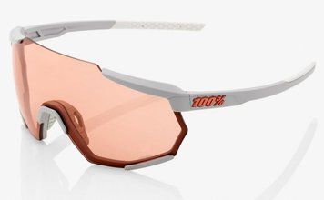 Окуляри 100% RaceTrap HiPER Sunglasses [Soft Tact Stone Grey], HiPER Orange Lens