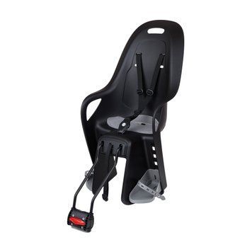 Детское велокресло заднее POLISPORT Koari FF 29" на подседельную трубу, 26"-29", 9-22 кг, черное