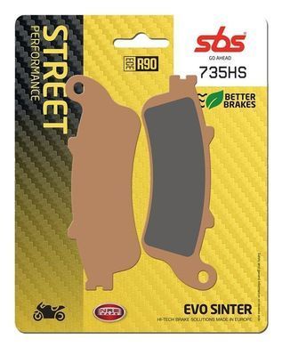 Гальмівні колодки SBS Performance Front Brake Pads, Sinter
