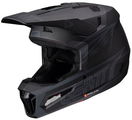 Шлем LEATT Moto 3.5 Helmet + Goggle [Stealth], XS