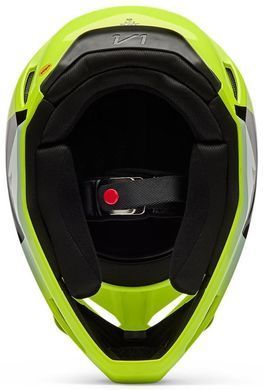 Шлем FOX V1 Helmet - SHIELD [Flo Yellow], XS