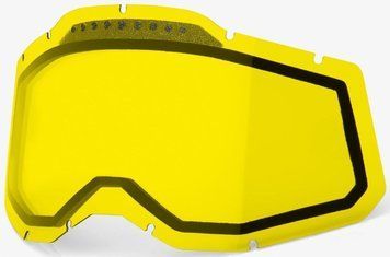 Лінза 100% RC2/AC2/ST2 Dual Vented Lens - Yellow, Dual Yellow Lens