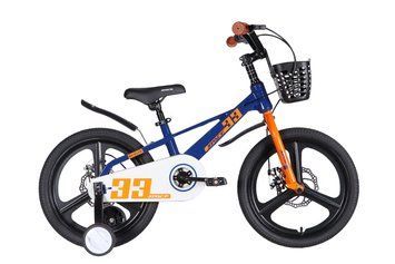 Велосипед MG 18" SPACE KID ORION DD рама-10" синий с оранжевым 2026