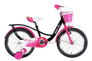 Велосипед ST 18" SPACE KID SUN BH рама-10" чорний з рожевим 2026