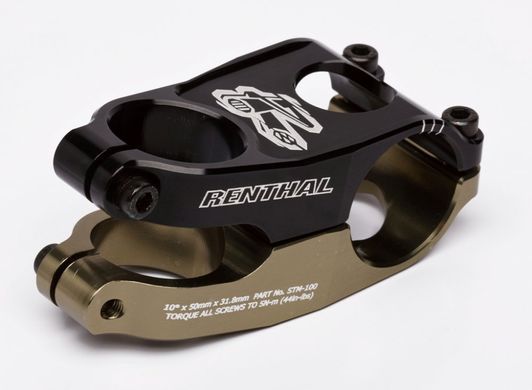 Вынос руля Renthal DUO Stem, 50mm x 10deg