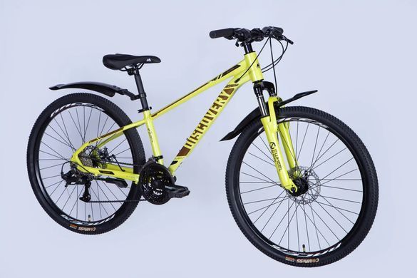 Велосипед AL 26" Discovery BASTION DD CS рама-13" жовтий 2025