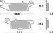Тормозные колодки SBS Sport Brake Pads, Sinter/Carbon