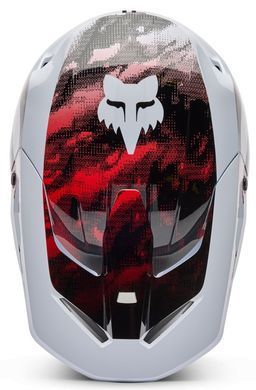 Шолом FOX V1 Helmet - KAIROS [Flo Red], L