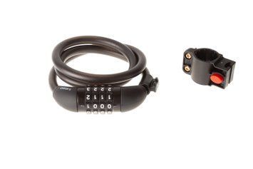 Замок ONRIDE Enigma 30 спиральный кодовый с креплением 12x1000 мм