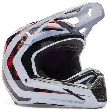 Шолом FOX V1 Helmet - KAIROS [Flo Red], M