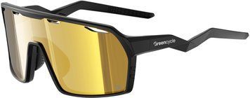 Окуляри Green Cycle RAYNOX з дзеркальною лінзою, чорні