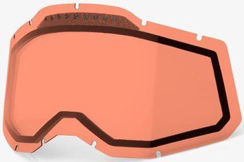 Лінза 100% RC2/AC2/ST2 Dual Vented Lens [Rose], Dual Pink Lens