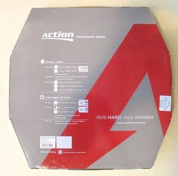 Оплетка переключения скоростей Ashima Action 50м [Red], Gear &Oslash;4.2 mm