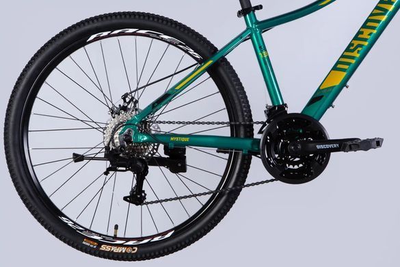 Велосипед AL 26" Discovery MYSTIQUE DD CS рама-15" зелений 2025