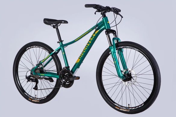 Велосипед AL 26" Discovery MYSTIQUE DD CS рама-15" зелений 2025