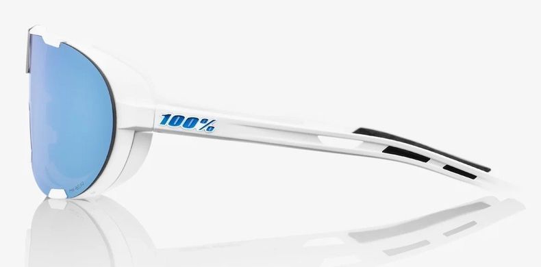 Очки 100% WestCraft+ HiPER Sunglasses [Soft Tact White], HiPER Blue Lens