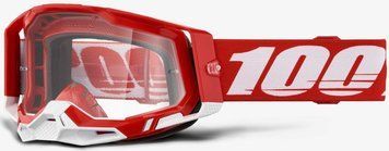 Окуляри 100% RACECRAFT 2 Goggle [Red], Clear Lens