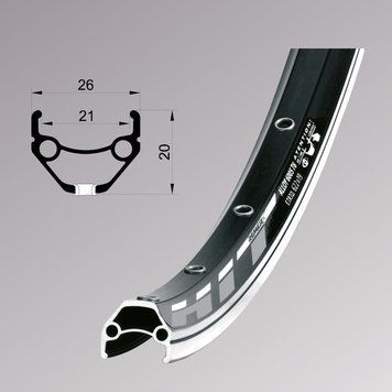 Обід Remerx HIT 21 RX 4521, 27,5'', 584x21, 32 отв., AV, пістонований, чорний анодований, V-Br, CNC