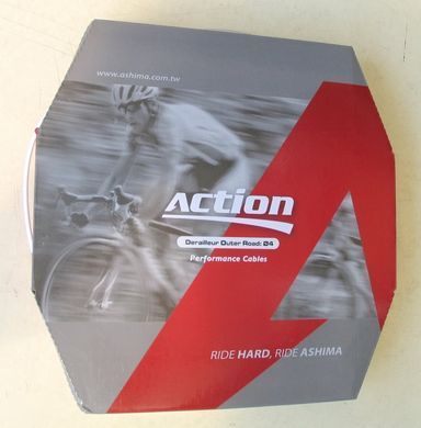 Оплетка переключения скоростей Ashima Action 50м [White], Gear &Oslash;4.2 mm