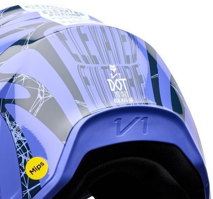 Шлем FOX V1 Youth Helmet - DIFFUSE [Purple Dove], YM