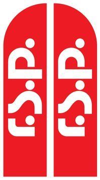 Прапор &laquo;Парус&raquo; з логотипом RSP