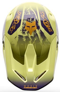Шлем FOX V1 Helmet - IMAGE PRINT [Yellow], L