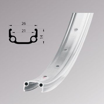 Обід Remerx RMX 21, 28'', 622x21, 36 отв., AV, одностінний, сірий, V-Br