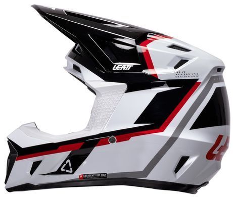 Шлем LEATT Moto 7.5 Helmet + Goggle [White/Red], M