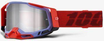 Окуляри 100% RACECRAFT 2 Goggle [Cleat], Mirror Silver Lens