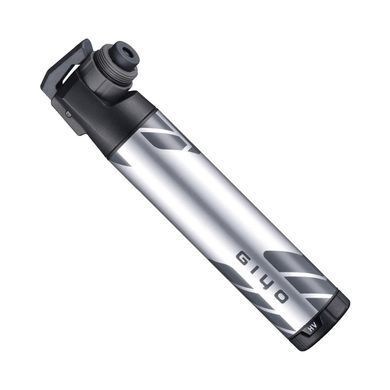 Насос компактний Giyo GM-45CP, алюмінієвий, розумна голівка, 15 см, 30/100 psi