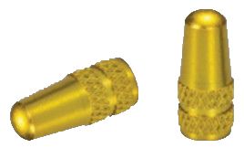 Ковпачок Alligator для ніпелів Presta FV золотистий, комлект 2 шт.