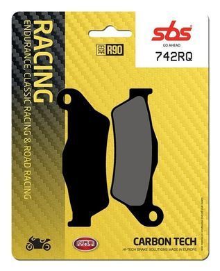 Гальмівні колодки SBS Racing Rear Brake Pads, Carbon Tech