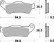 Гальмівні колодки SBS High Performance Front Brake Pads, Sinter