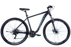 Велосипед сталь 29 Formula KOZAK AM DD рама-19,5 чорно-сірий (матовий) 2024