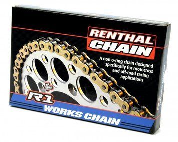 Ланцюг Renthal R1 Chain - 428 [Gold], 428-124L / No Seal