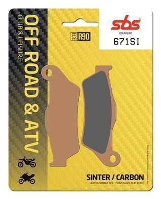 Гальмівні колодки SBS Sport Brake Pads, Sinter/Carbon