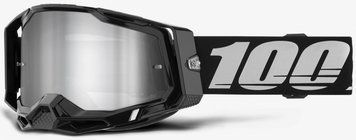 Окуляри 100% RACECRAFT 2 Goggle [Black], Mirror Silver Lens